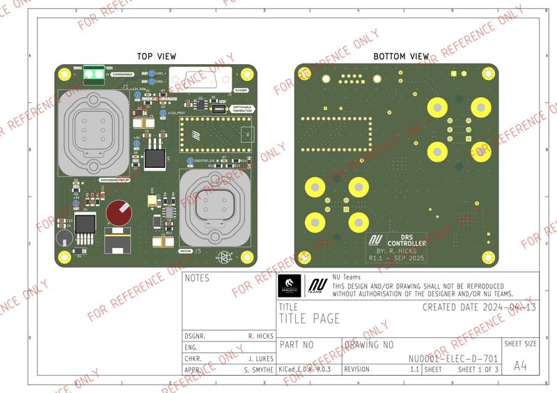 Finalised PCB design.