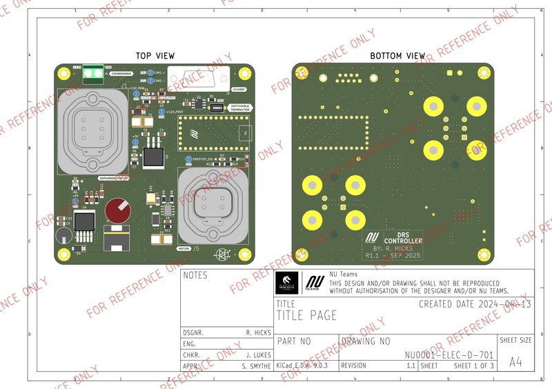 Finalised PCB design.